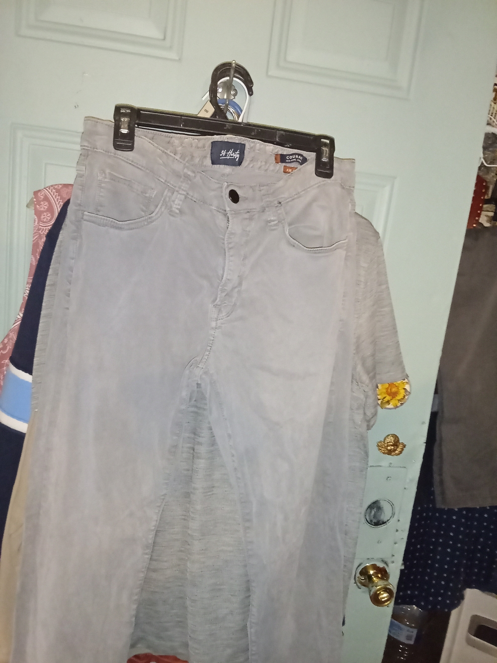 34 Heritage,Men's Light Gray Jeans,32/32